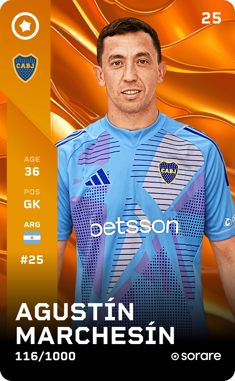 Agustín Marchesín 2025-26 • Limited 116/1000
