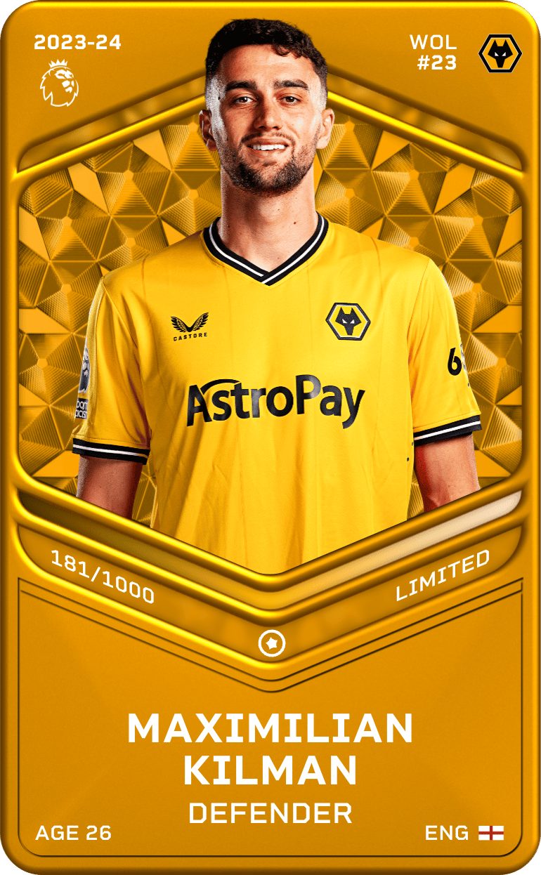 Maximilian Kilman 2023-24 • Limited 181/1000