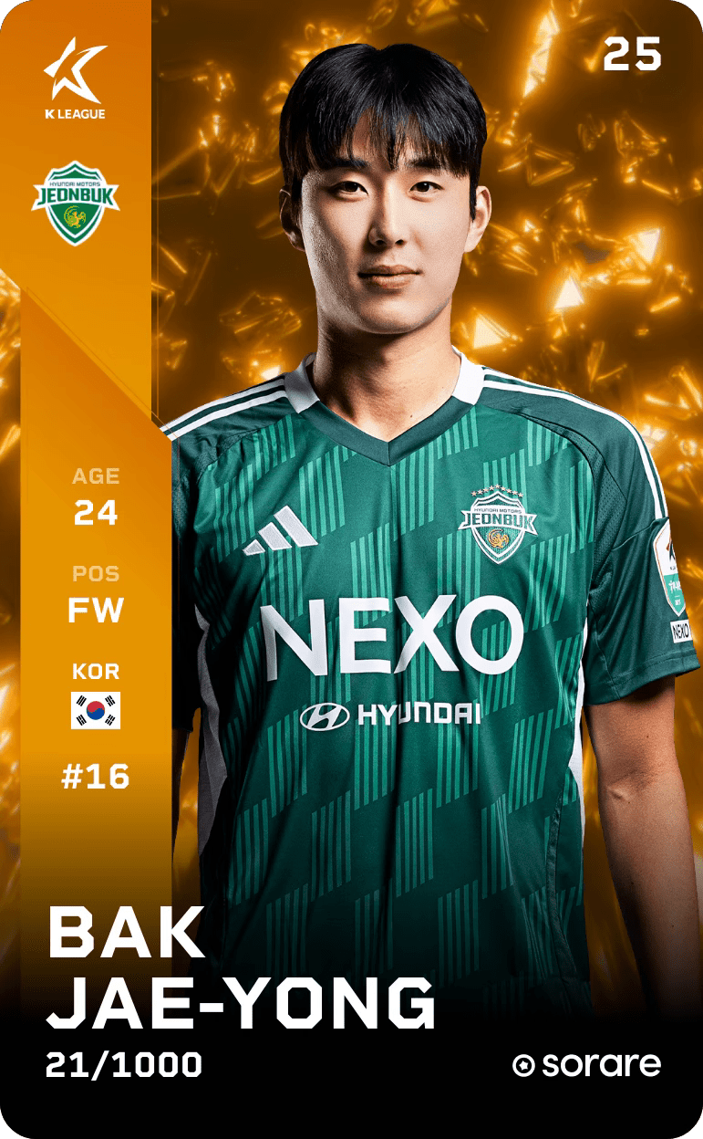 Bak Jae-Yong  2025-26 • Limited 21/1000