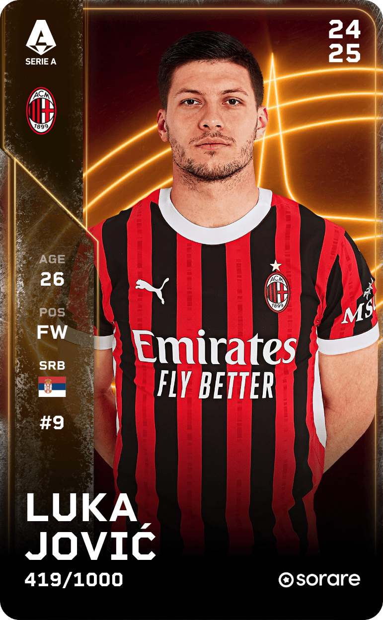 Luka Jović 2024-25 • Limited 419/1000