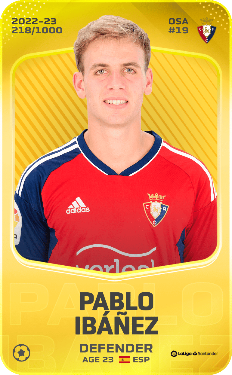 Pablo Ibáñez 2022-23 • Limited 218/1000