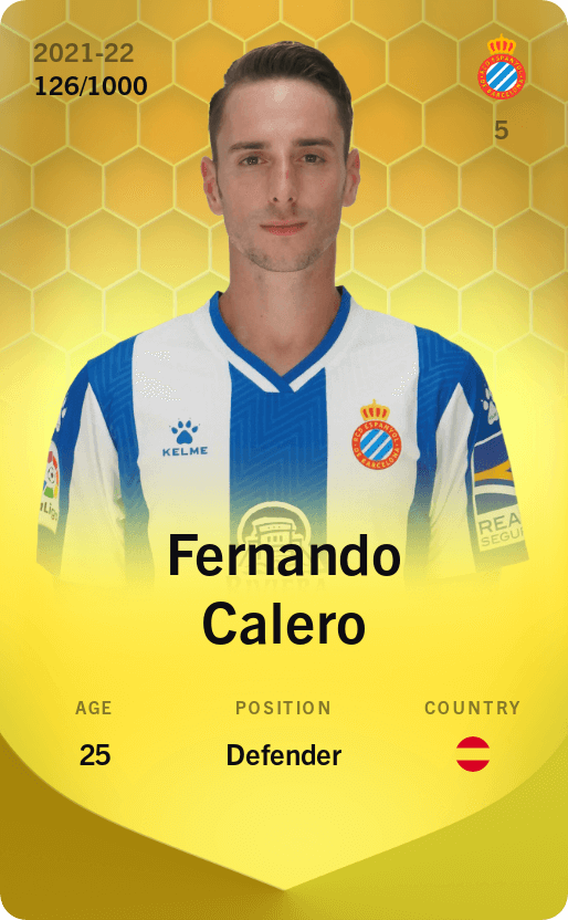 Fernando Calero 2021-22 • Limited 126/1000