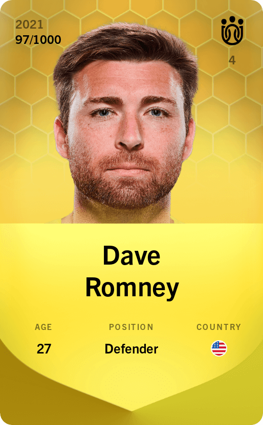 Dave Romney 2021-22 • Limited 97/1000