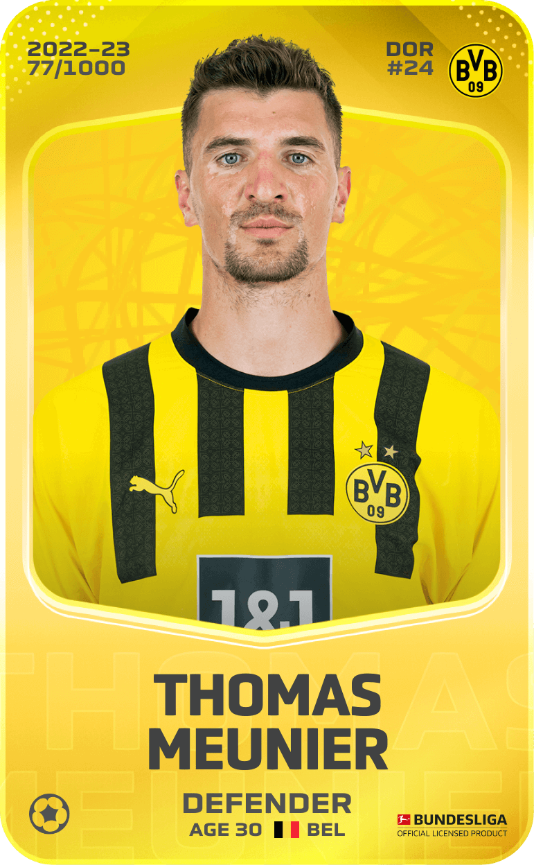 Thomas Meunier 2022-23 • Limited 77/1000