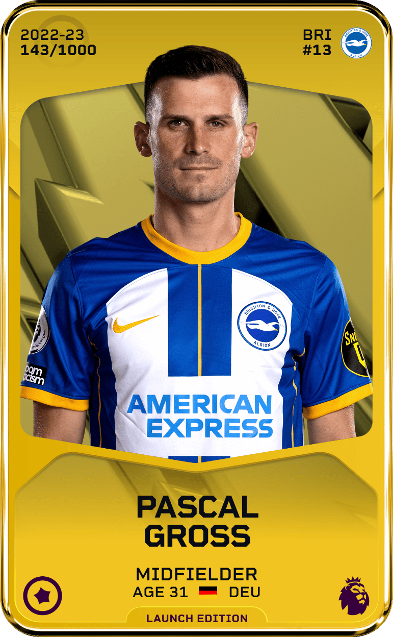 Pascal Gross 2022-23 • Limited 143/1000