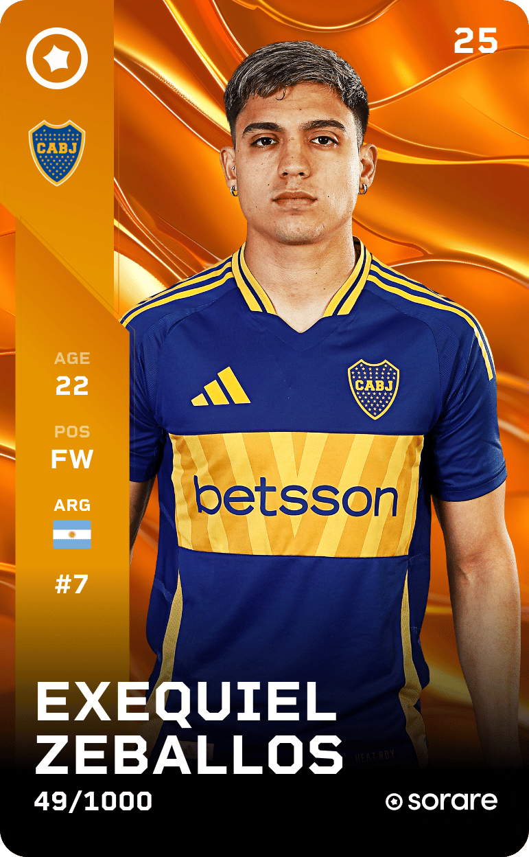 Exequiel Zeballos 2025-26 • Limited 49/1000