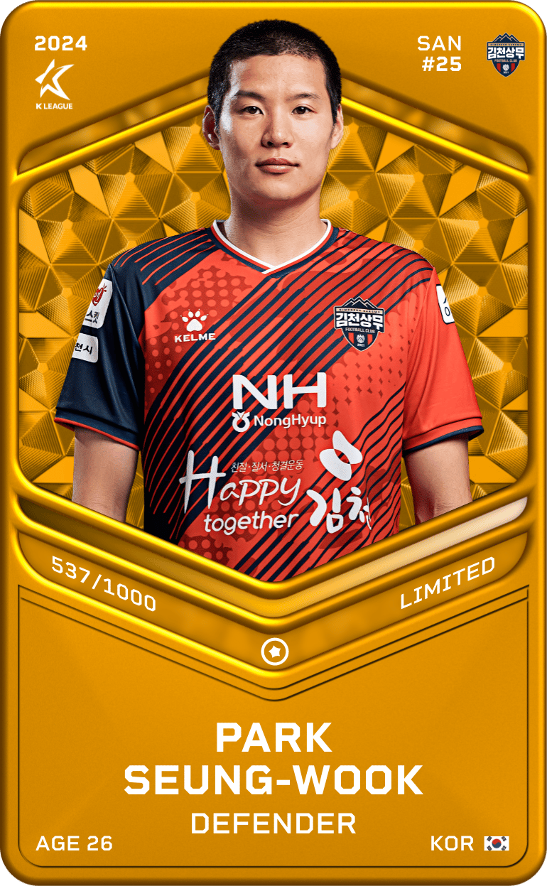 Park Seung-Wook 2024-25 • Limited 537/1000