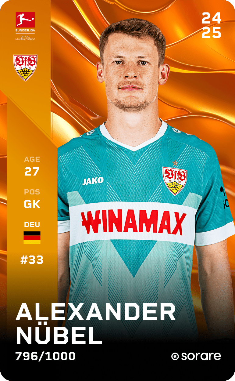 Alexander Nübel 2024-25 • Limited 796/1000