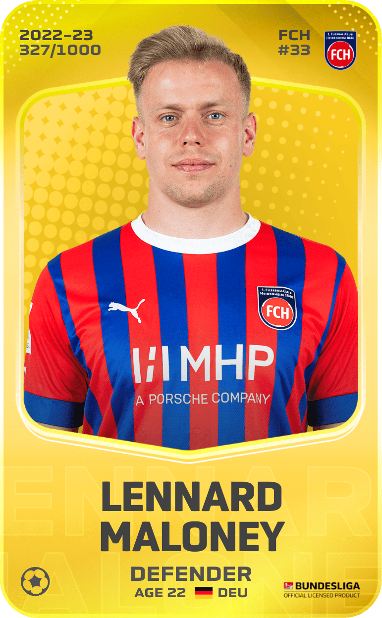 Lennard Maloney 2022-23 • Limited 327/1000