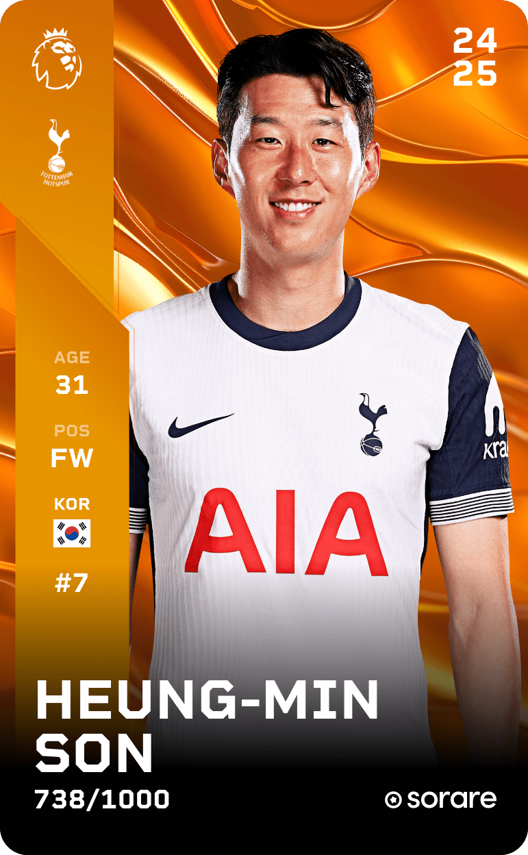 Heung-min Son 2024-25 • Limited 738/1000