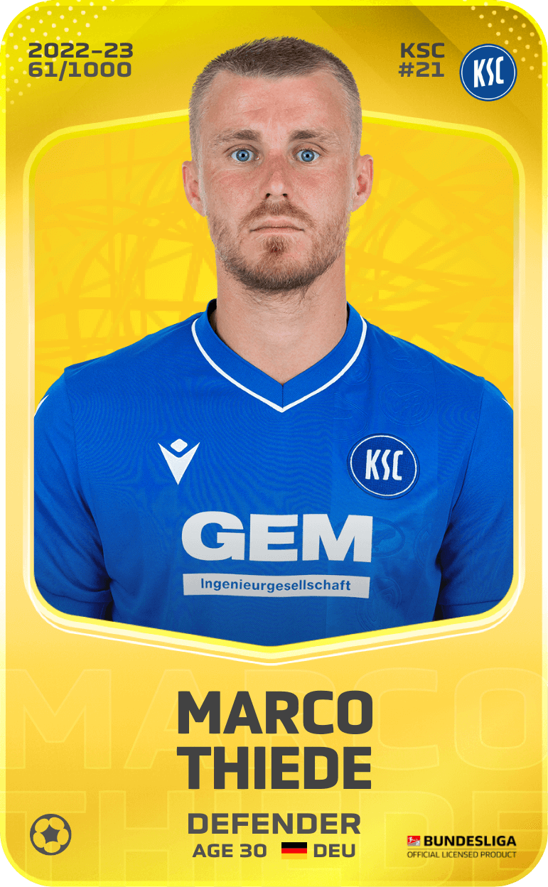 Marco Thiede 2022-23 • Limited 61/1000