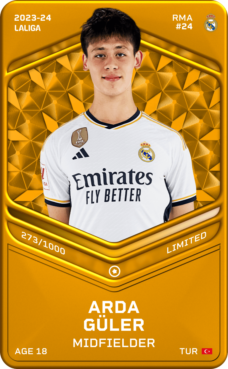 Arda Güler 2023-24 • Limited 273/1000