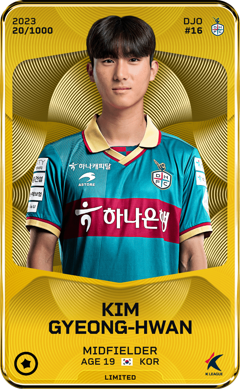 Kim Gyeong-Hwan 2023-24 • Limited 20/1000