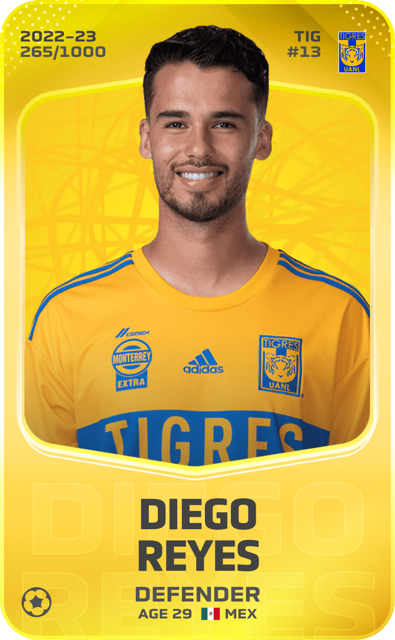 Diego Reyes 2022-23 • Limited 265/1000