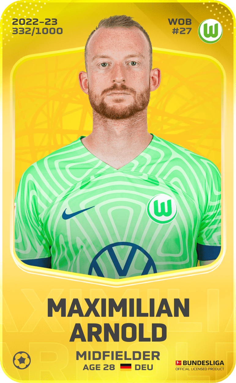 Maximilian Arnold 2022-23 • Limited 332/1000
