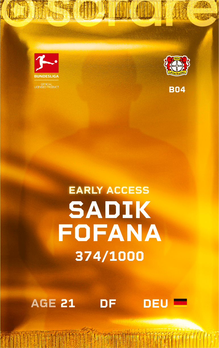 Sadik Fofana 2024-25 • Limited 374/1000