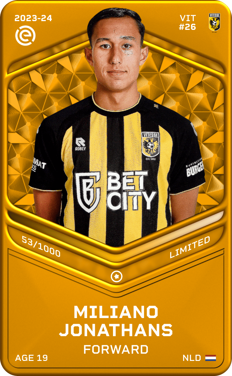 Miliano Jonathans 2023-24 • Limited 53/1000