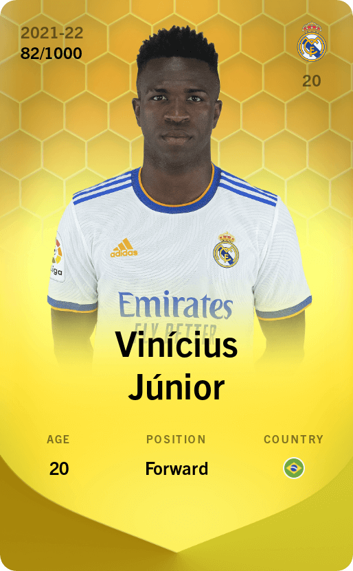 Vinícius Júnior 2021-22 • Limited 82/1000