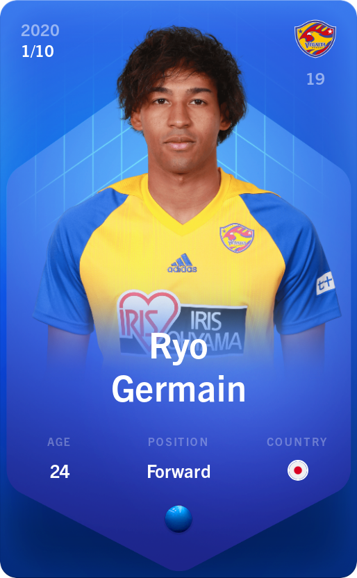 Sorare - Sorare Official - Ryo Germain 2020-21 • Super Rare 1/10 - NFT # 107421018271864453507447425991150876673725137080079657963965117242673090024918