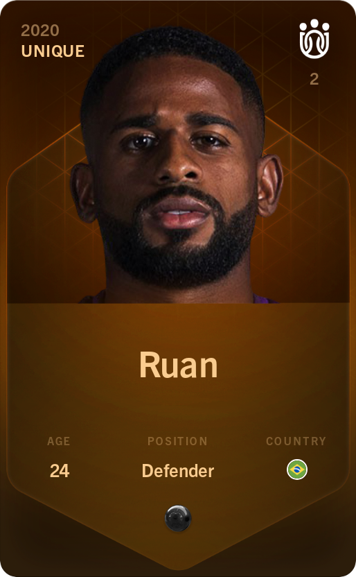 Sorare - Sorare Official - Ruan 2020-21 • Unique - NFT # 15011698659485363225197359920844349600089505634180192083670358976002062872318