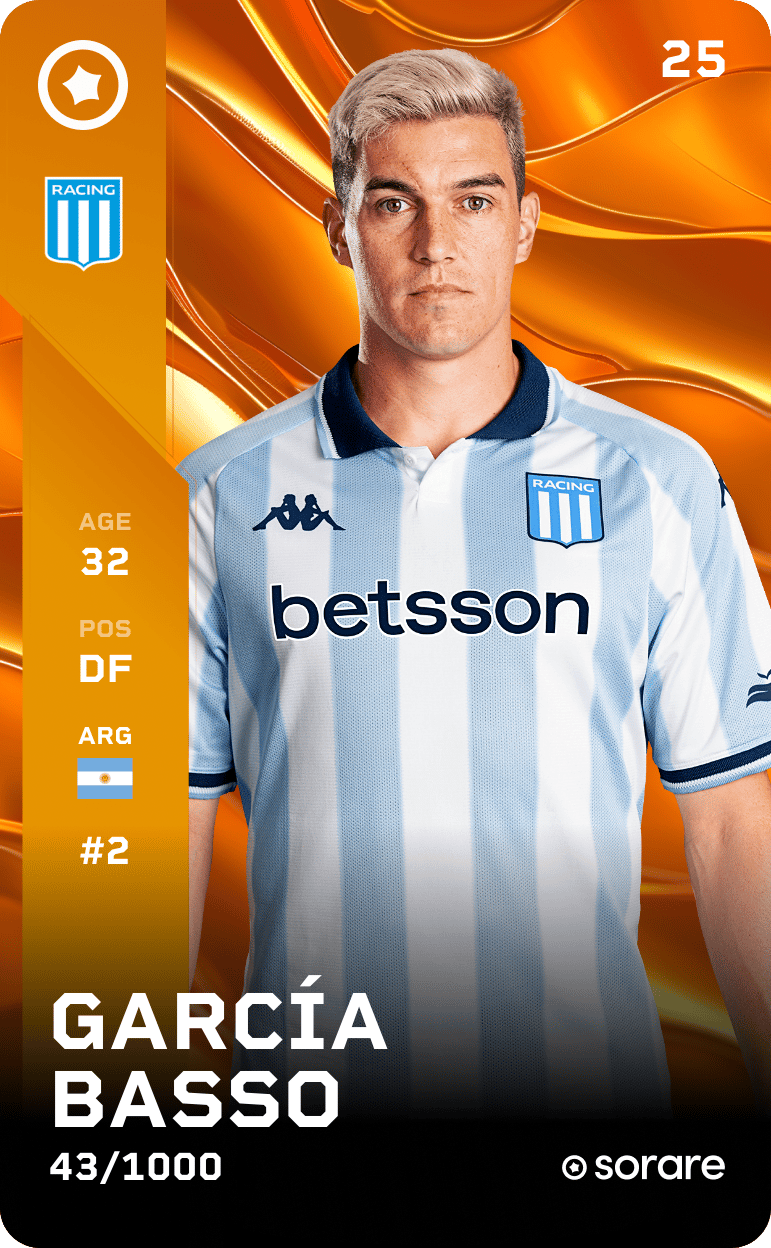 Agustín García 2025-26 • Limited 43/1000