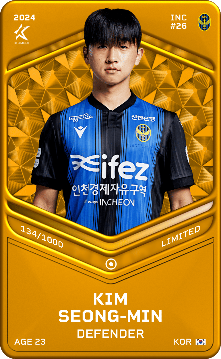 Kim Seong-Min 2024-25 • Limited 134/1000