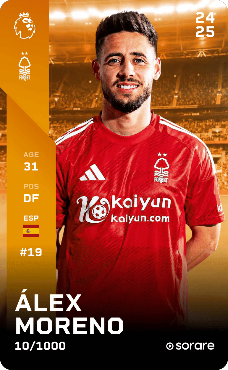 Álex Moreno 2024-25 • Limited 10/1000