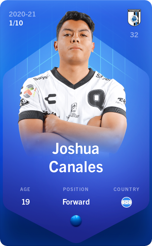 Sorare - Sorare Official - Joshua Canales 2020-21 • Super Rare 1/10 - NFT # 48557172356461394844760100792062542630529033949365605674726695069510233734798
