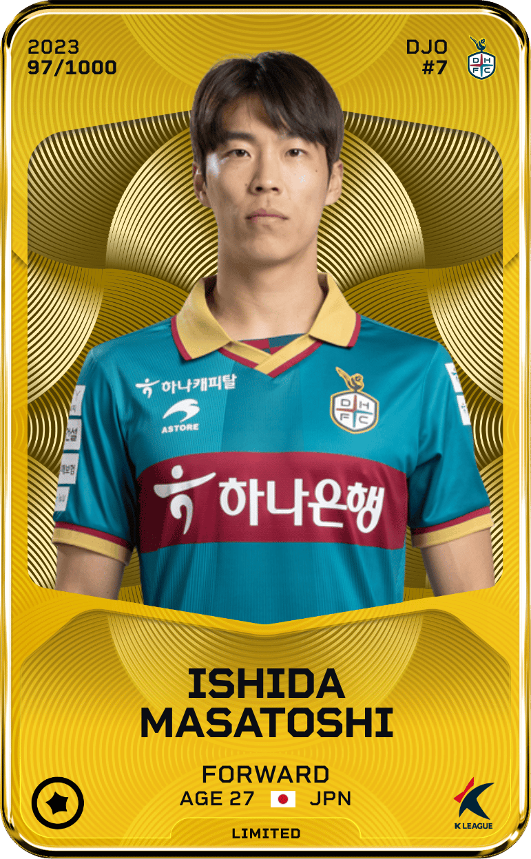 Ishida MASATOSHI 2023-24 • Limited 97/1000