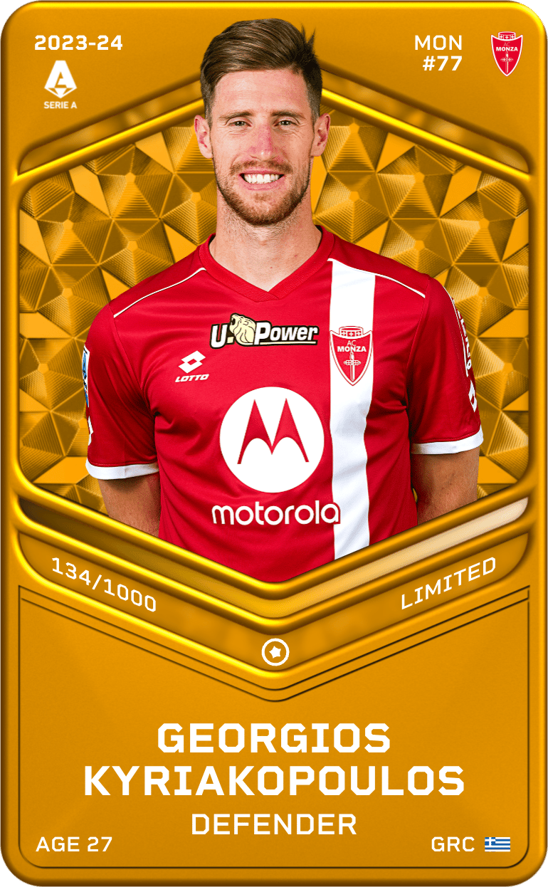 Georgios Kyriakopoulos 2023-24 • Limited 134/1000