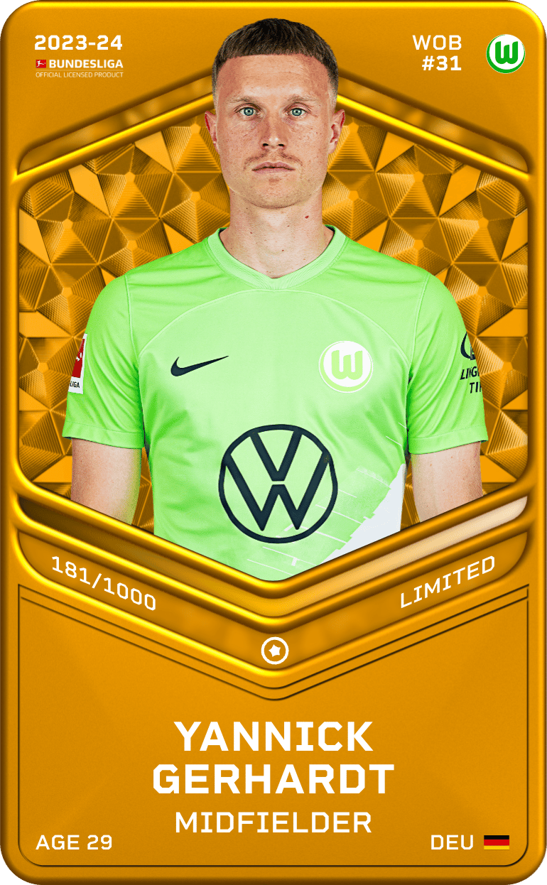 Yannick Gerhardt 2023-24 • Limited 181/1000