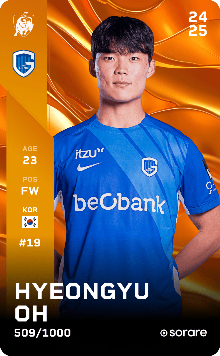 Hyeongyu Oh 2024-25 • Limited 509/1000