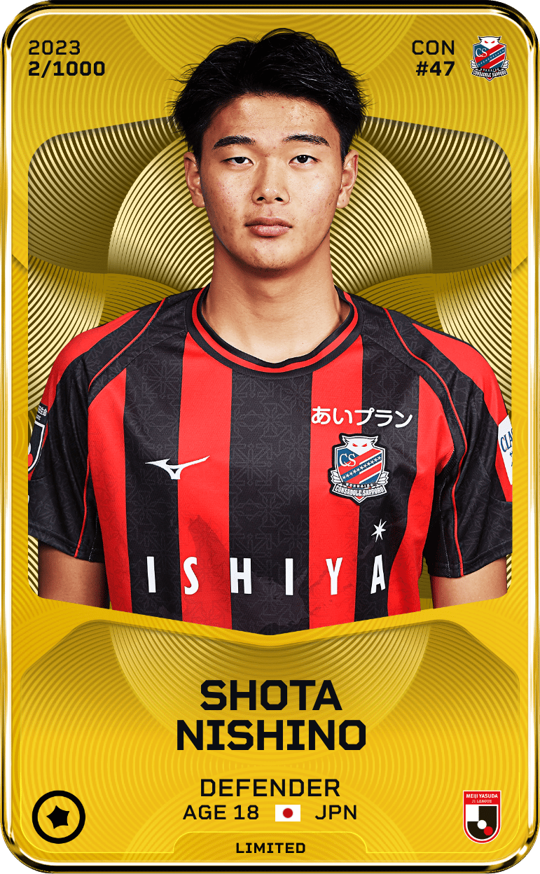 Shota Nishino 2023-24 • Limited 2/1000