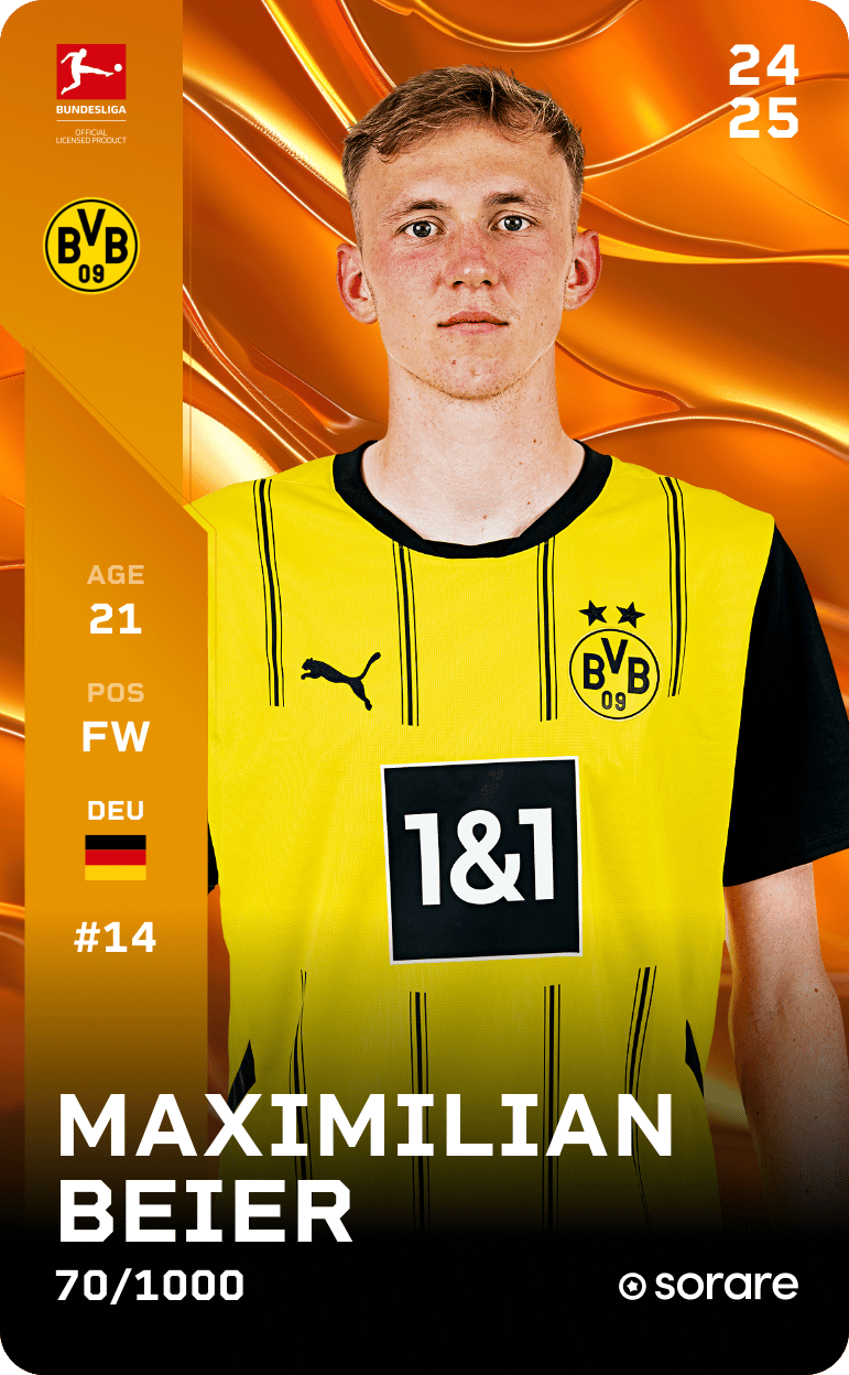 Maximilian Beier 2024-25 • Limited 70/1000