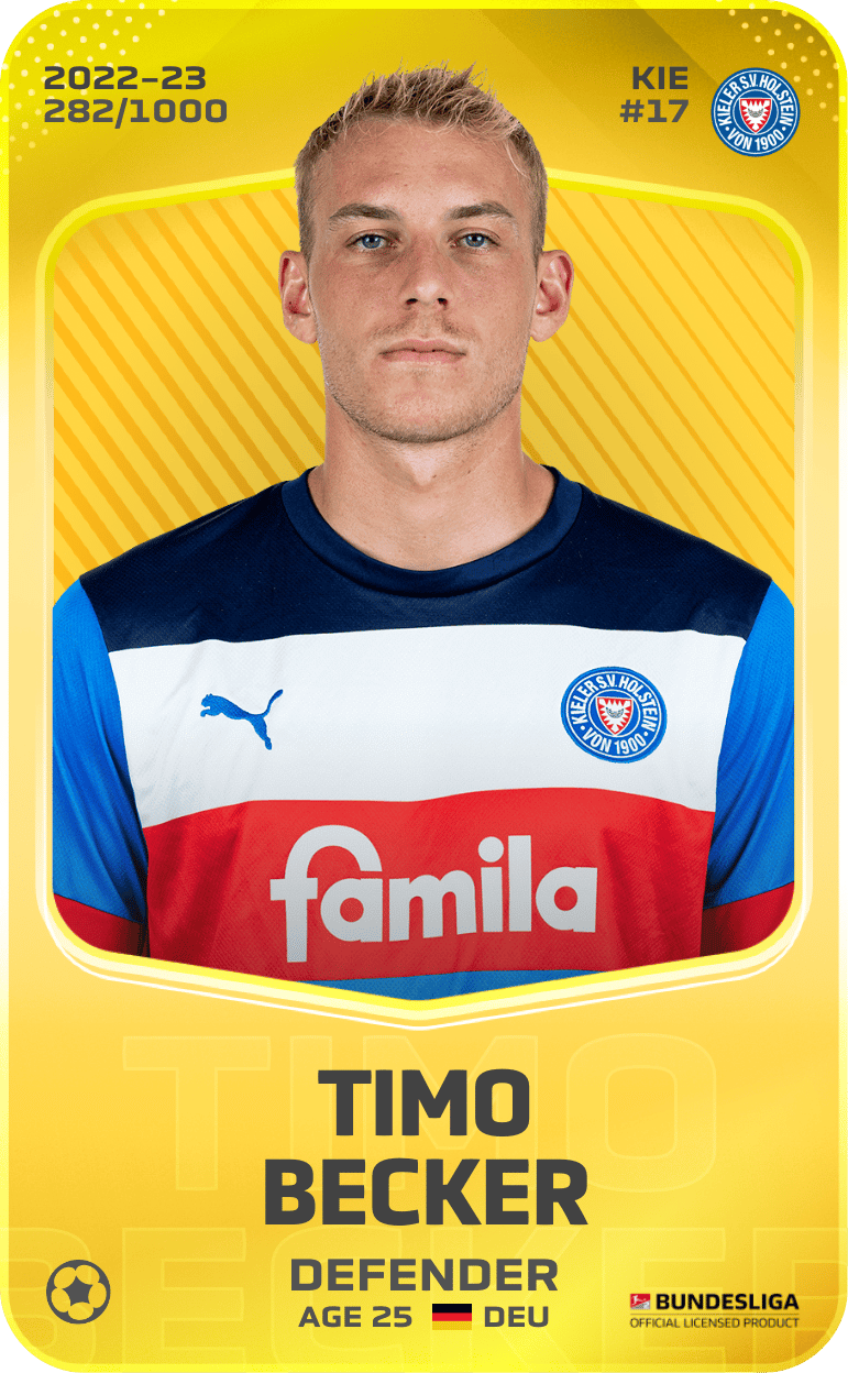 Timo Becker 2022-23 • Limited 282/1000