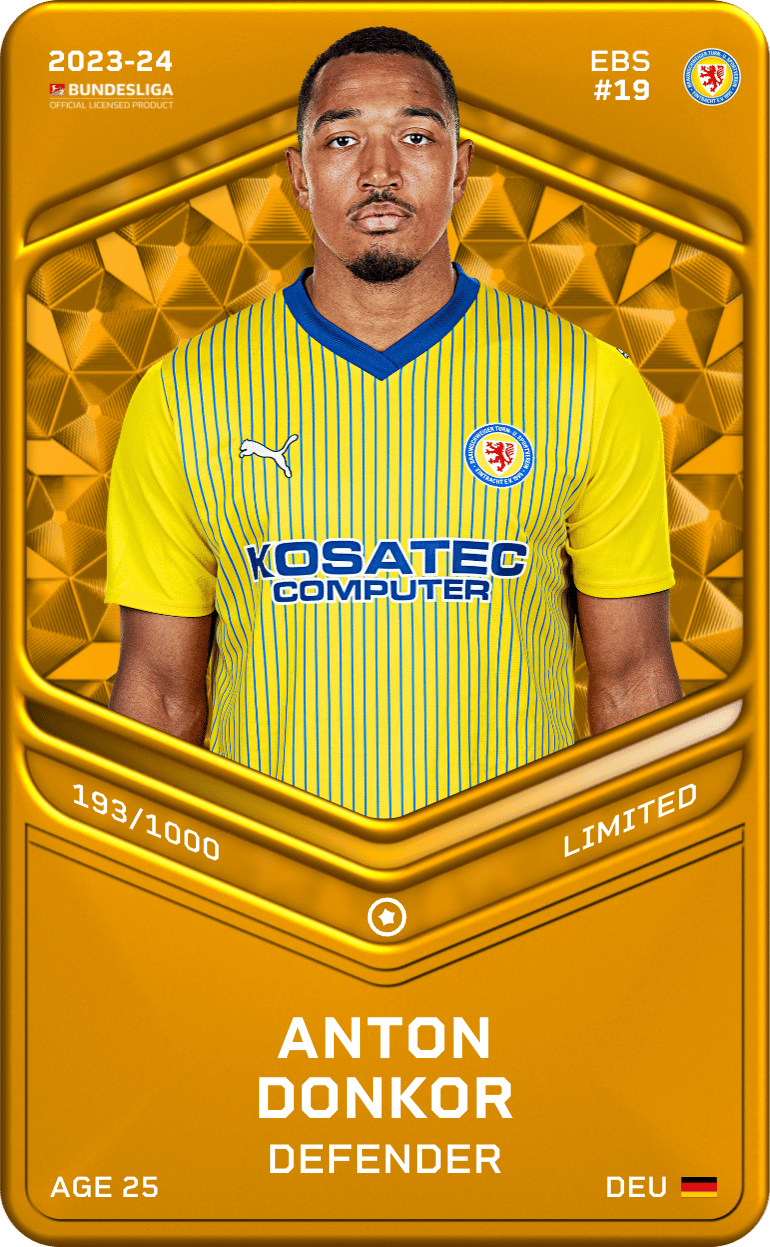 Anton Donkor 2023-24 • Limited 193/1000