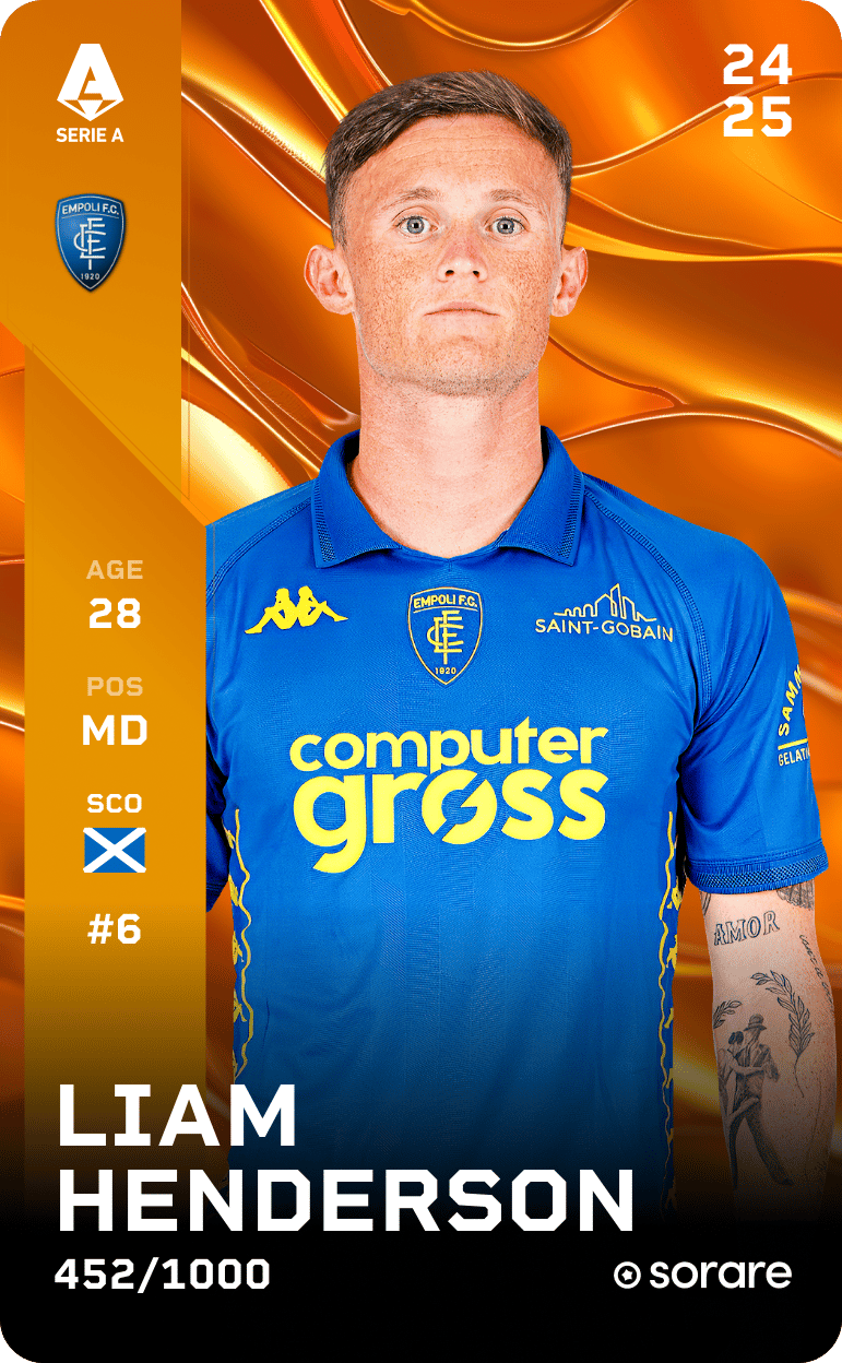 Liam Henderson 2024-25 • Limited 452/1000