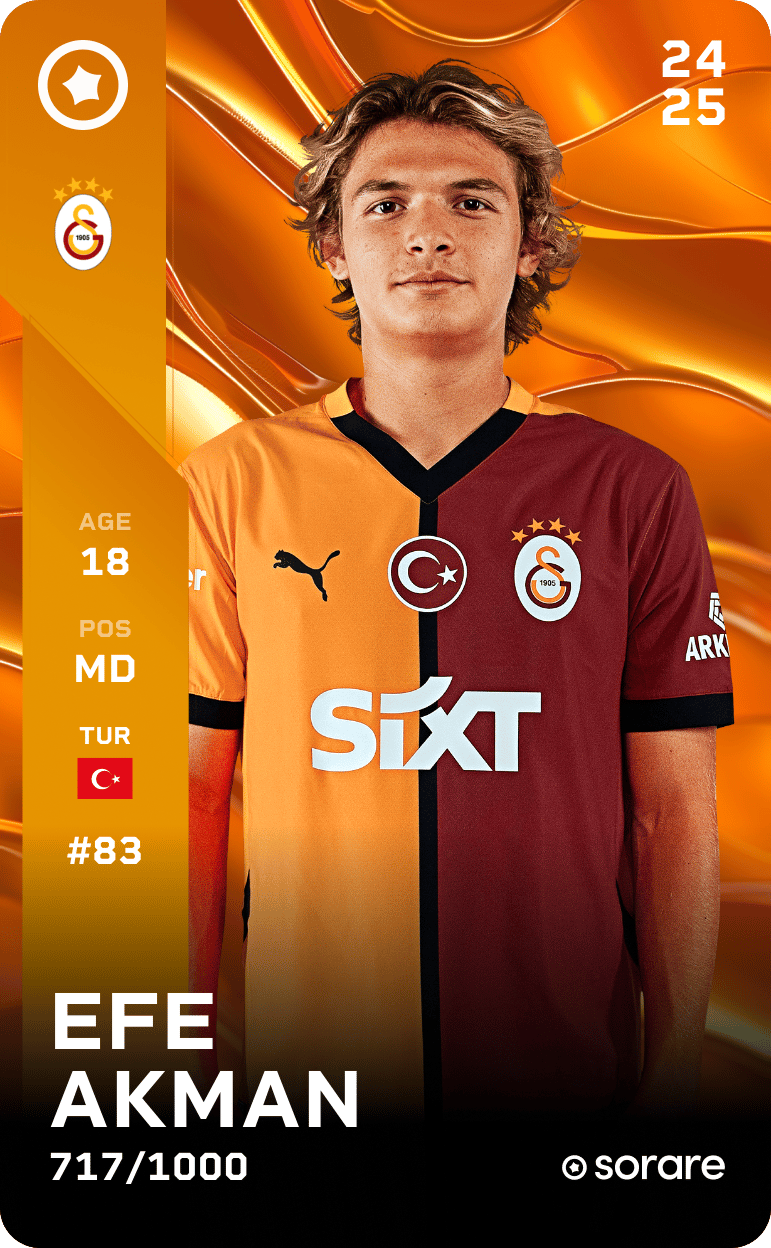 Efe Akman 2024-25 • Limited 717/1000