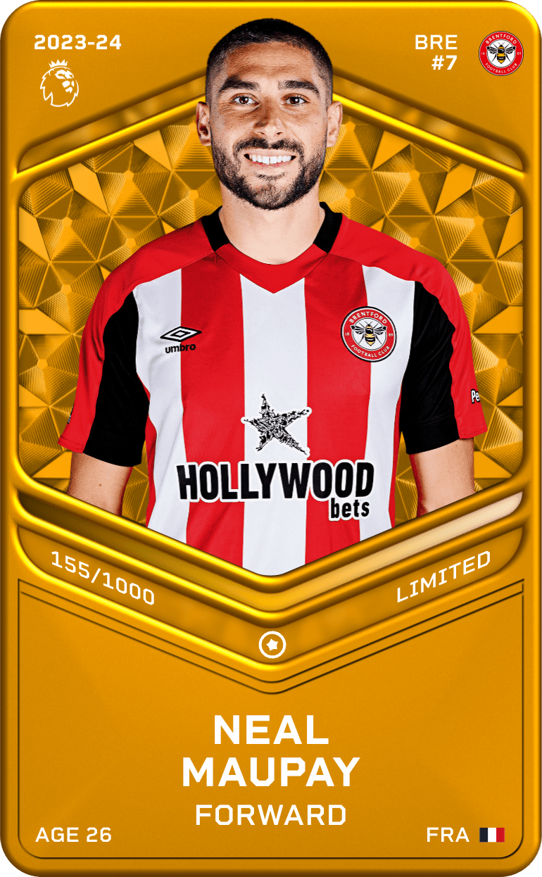 Neal Maupay 2023-24 • Limited 155/1000