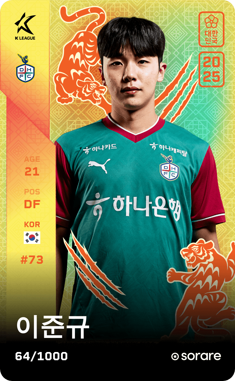 Lee Jun-Gyu 2025-26 • Limited 64/1000