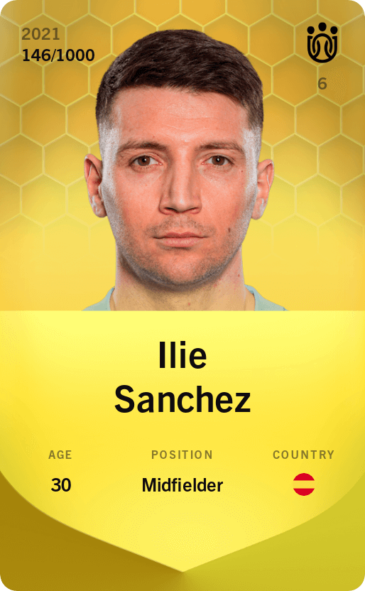 Ilie Sanchez 2021-22 • Limited 146/1000
