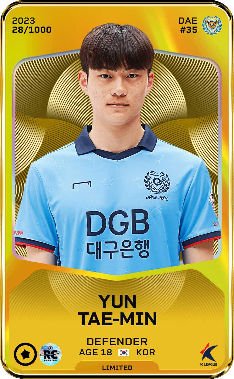Yun Tae-Min 2023-24 • Limited 28/1000