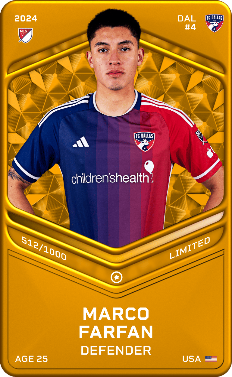 Marco Farfan 2024-25 • Limited 512/1000