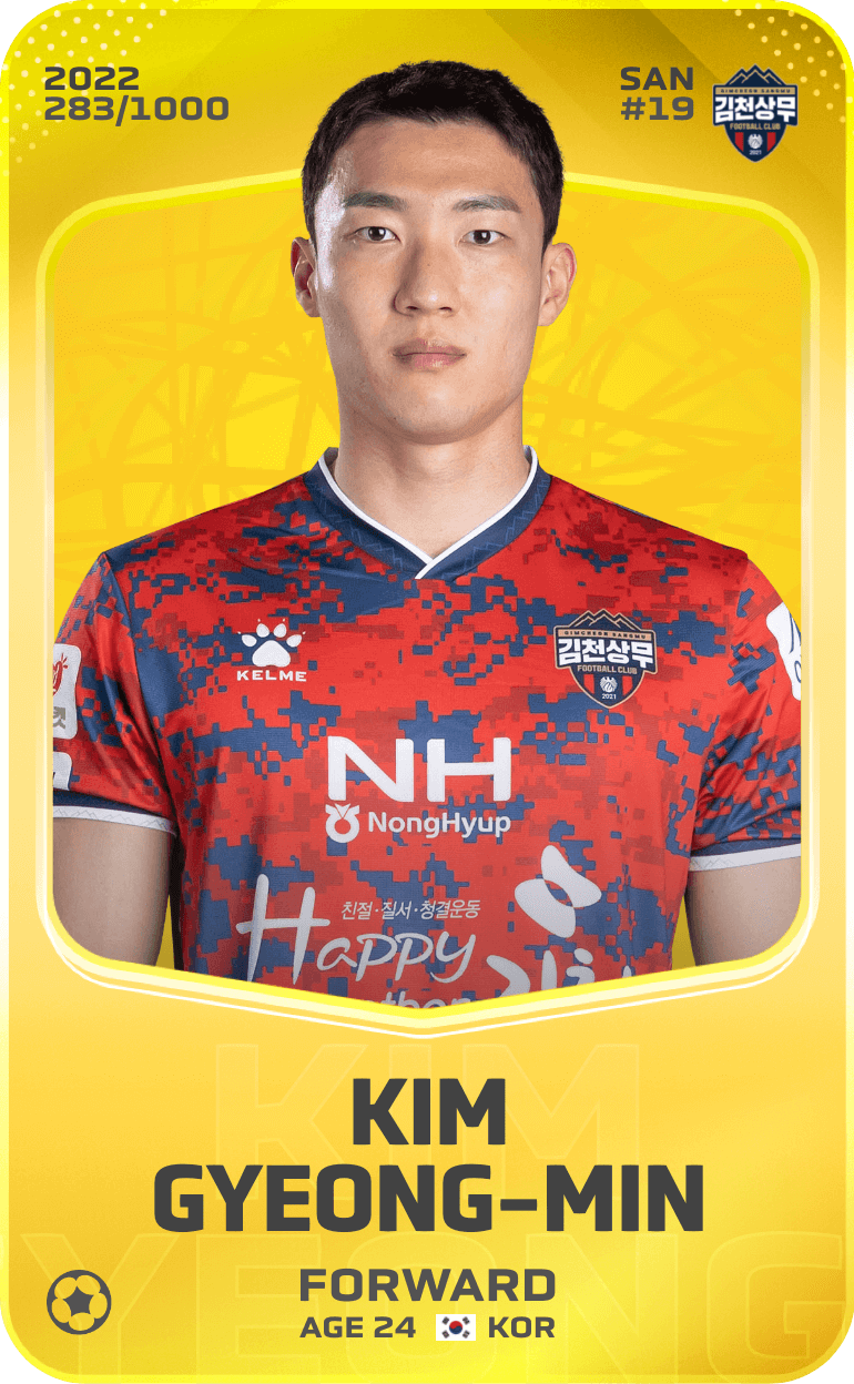 Kim Gyeong-Min 2022-23 • Limited 283/1000