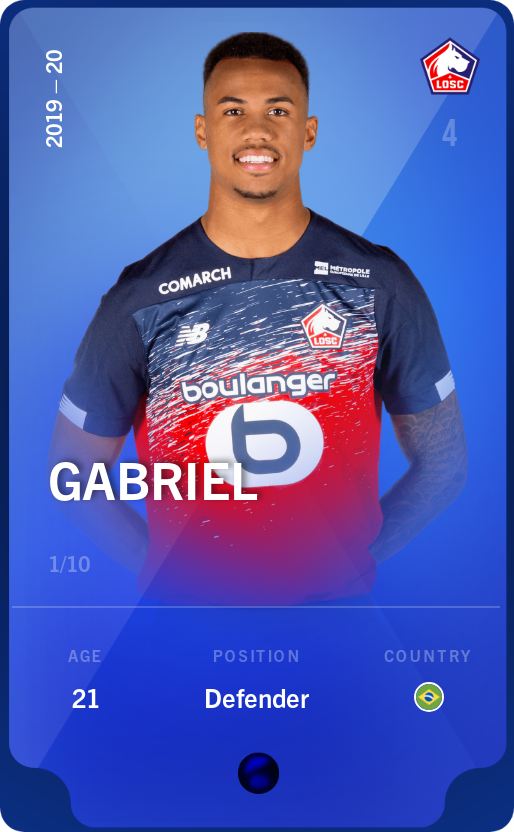 Sorare - Sorare Official - Gabriel 2019-20 • Super Rare 1/10 - NFT # 61406144170175851018074368217644430652631713502113110980519321421932798639966