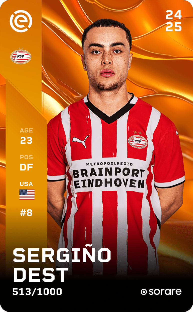 Sergiño Dest 2024-25 • Limited 513/1000