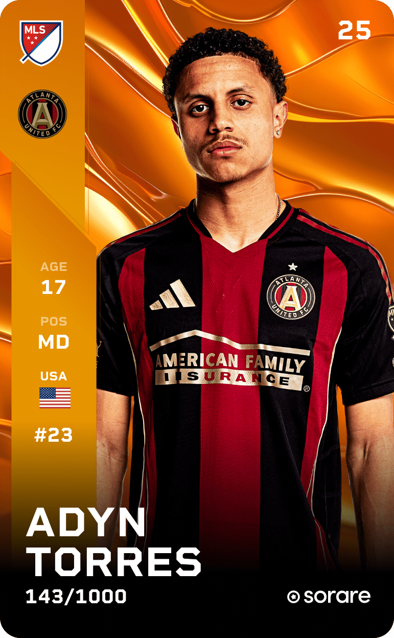 Adyn Torres 2025-26 • Limited 143/1000