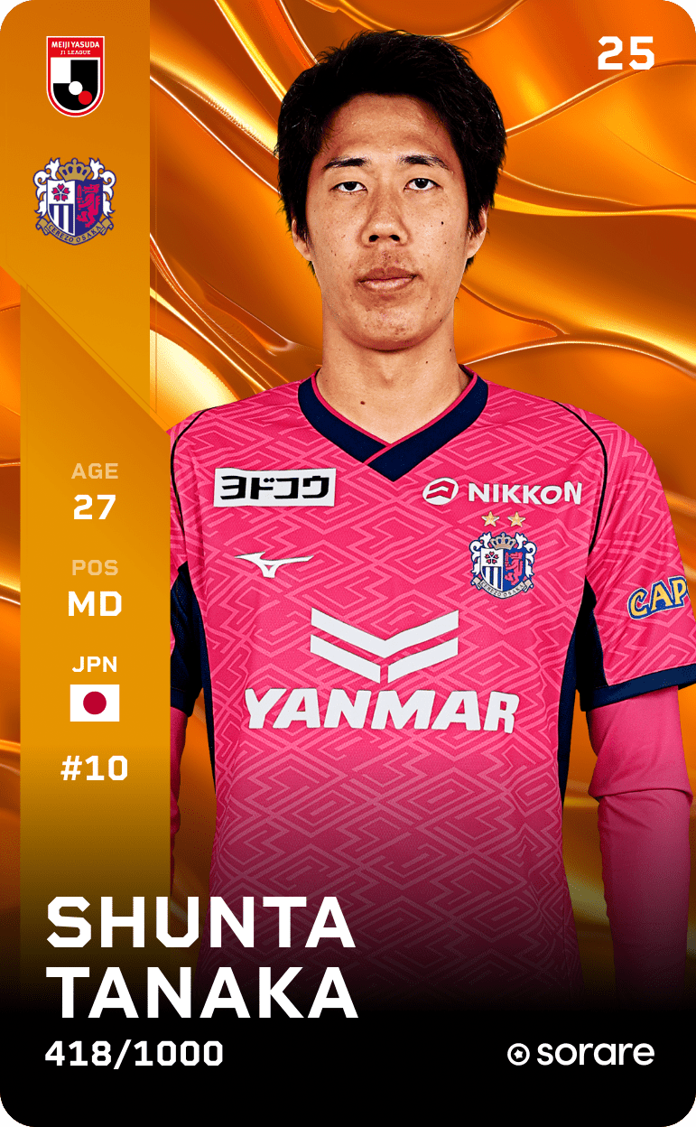 Shunta Tanaka 2025-26 • Limited 418/1000