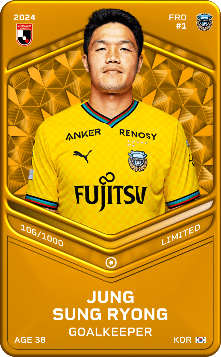 JUNG SUNG RYONG 2024-25 • Limited 106/1000