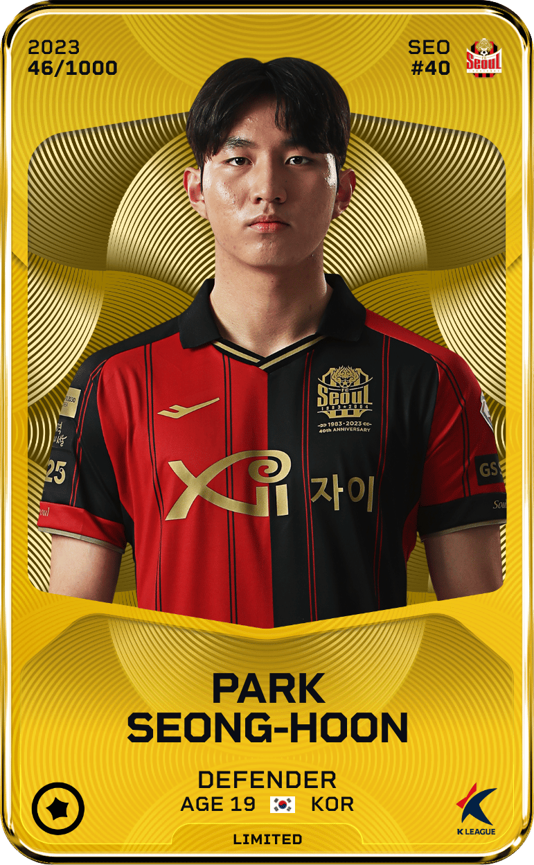 Park Seong-Hoon 2023-24 • Limited 46/1000